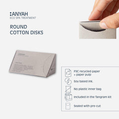 Anyah Round Cotton Pads - 500Pack