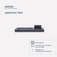 Anyah Amenities Soft Touch Tray - 100Pack