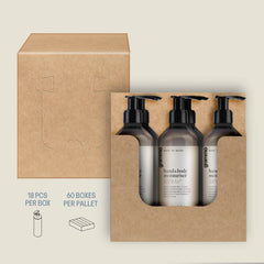 Grammo Hair & Body Wash With Locked Pump (12.51 Fluid Ounce) - 18Pack