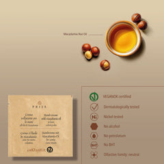 Prija Hand Cream With Macadamia Oil (0.14 Fluid Ounce) - 500Pack