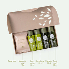 Geneva Green Small Amenities Paper Box - 14Pack