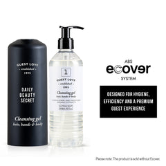 Guest Love Cleansing Gel Hair, Hands And Body Cartridge For Ecover (12.52 fl.oz)- 18Pack