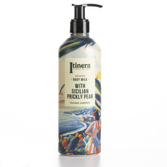 Itinera Instant Comfort Body Milk With Sicilian Prickly Pear With Locked Pump (12.51 Fluid Ounce) - 18Pack