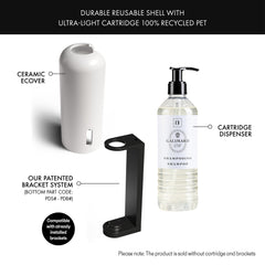 Galimard "1747" White Ceramic Ecover For Shampoo - 16Pack