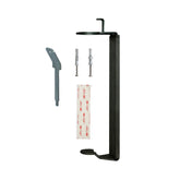 Minimal Stainless-Steel Wall Bracket - Black Powder-Coated - For Pump Dispenser- 10Pack