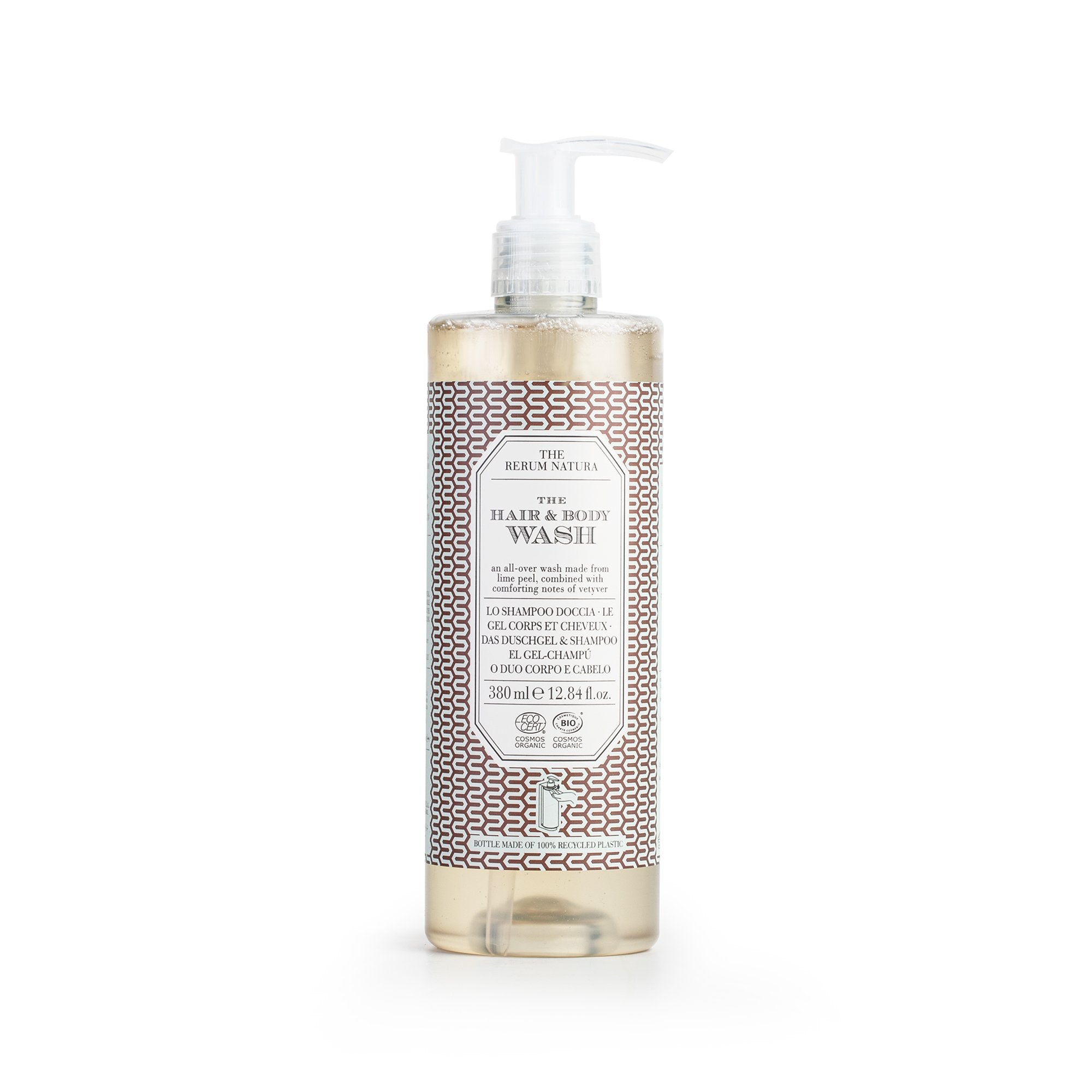 The rerum natura organic certified the hair & body wash refillable bottle (12.84 Fluid Ounce)