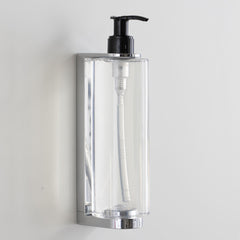 Chrome Abs Adhesive Wall Bracket For Pump Dispenser