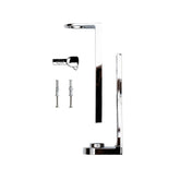 Chrome Abs Wall Bracket With Screws For Pump Dispenser