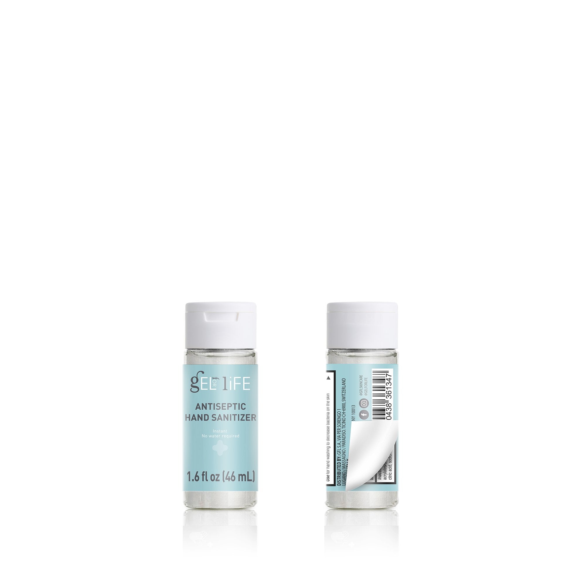 Gel for life - anitiseptic hand sanitizer - fda approved (1.6 fl.oz)