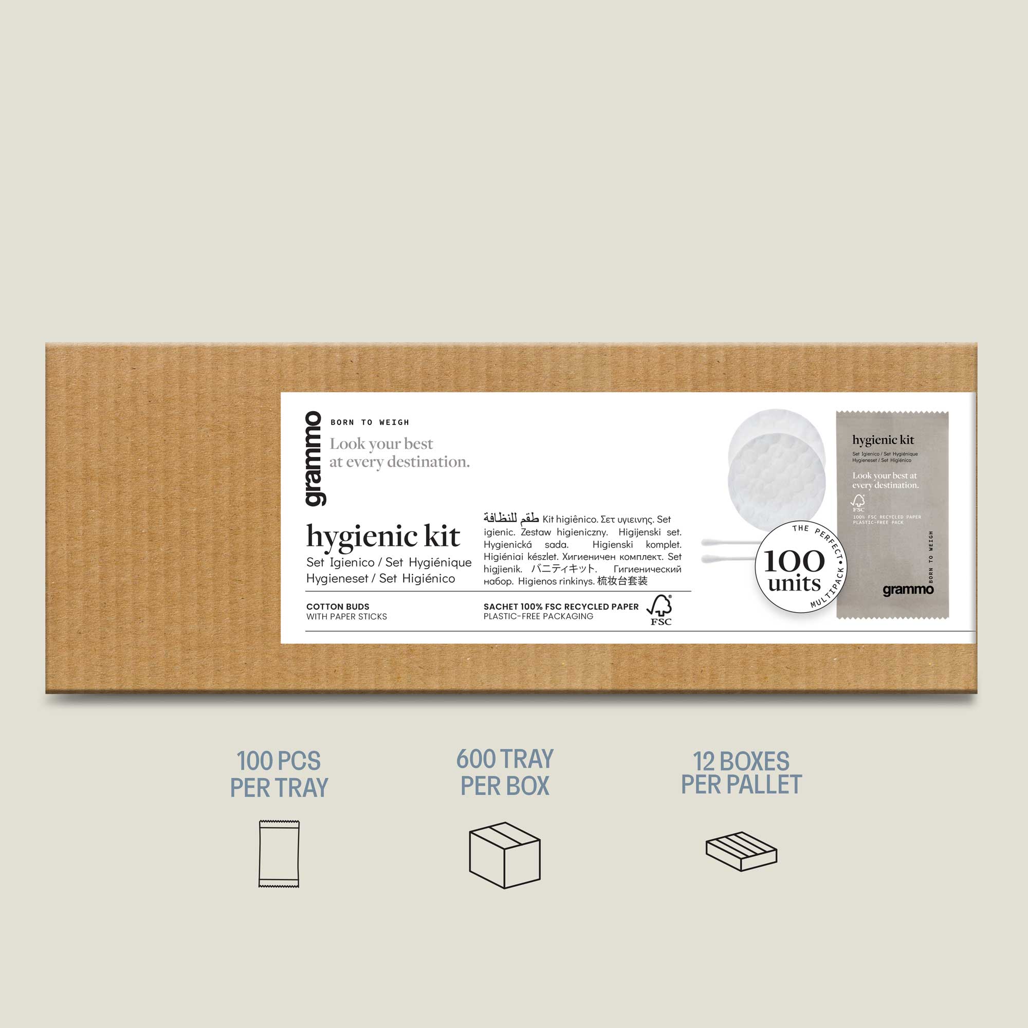Grammo Hygienic Kit - 600Pack