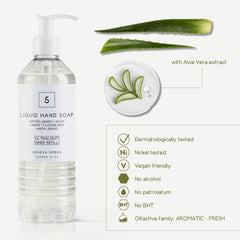 Geneva Green Liquid Hand Soap Cartridge For Ecover (12.52 fl.oz)- 18Pack