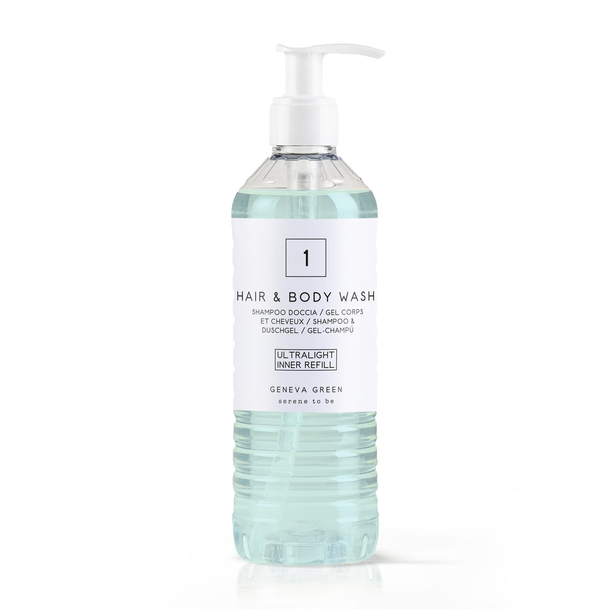 Geneva Green Hair & Body Wash Cartridge For Ecover (12.52 fl.oz)- 18Pack