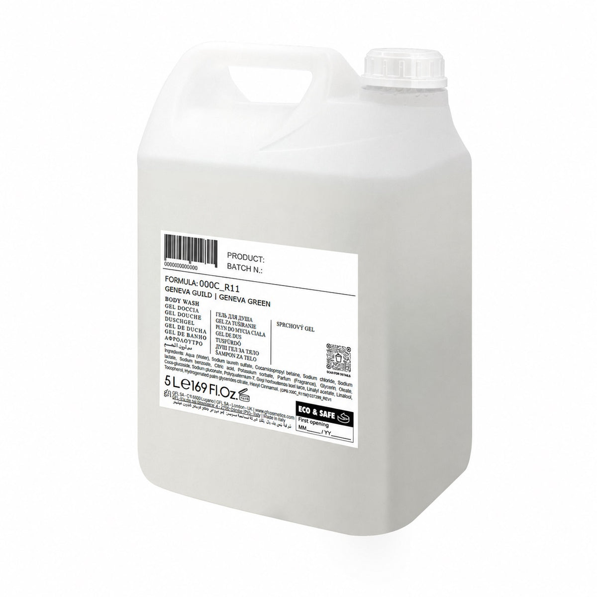 Geneva Guild - Geneva Green Body Wash Tank (169 fl oz) - 2Pack