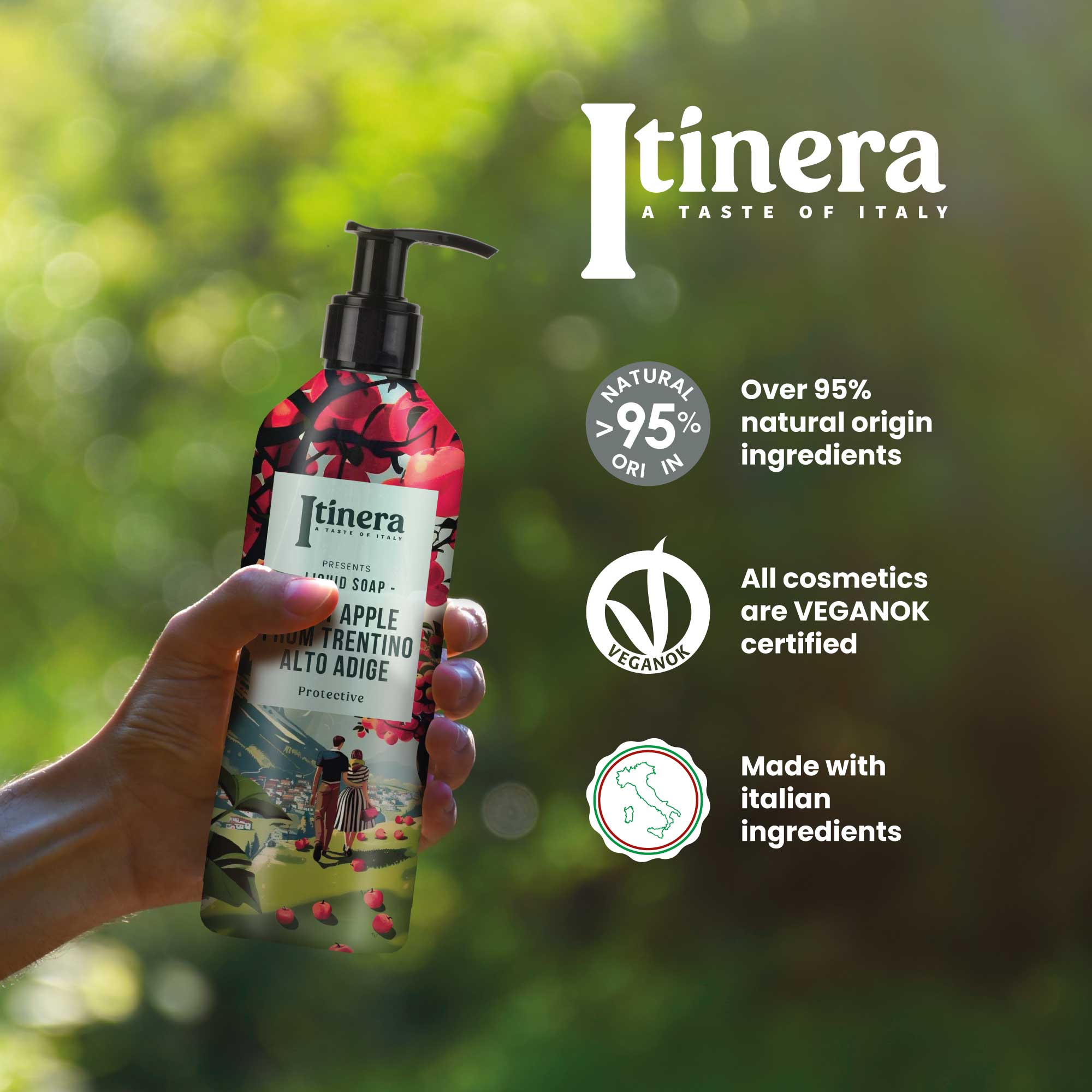 Itinera Daily Recharge Hair & Body Wash Refillable Bottle (12.51 Fluid Ounce) - 18Pack