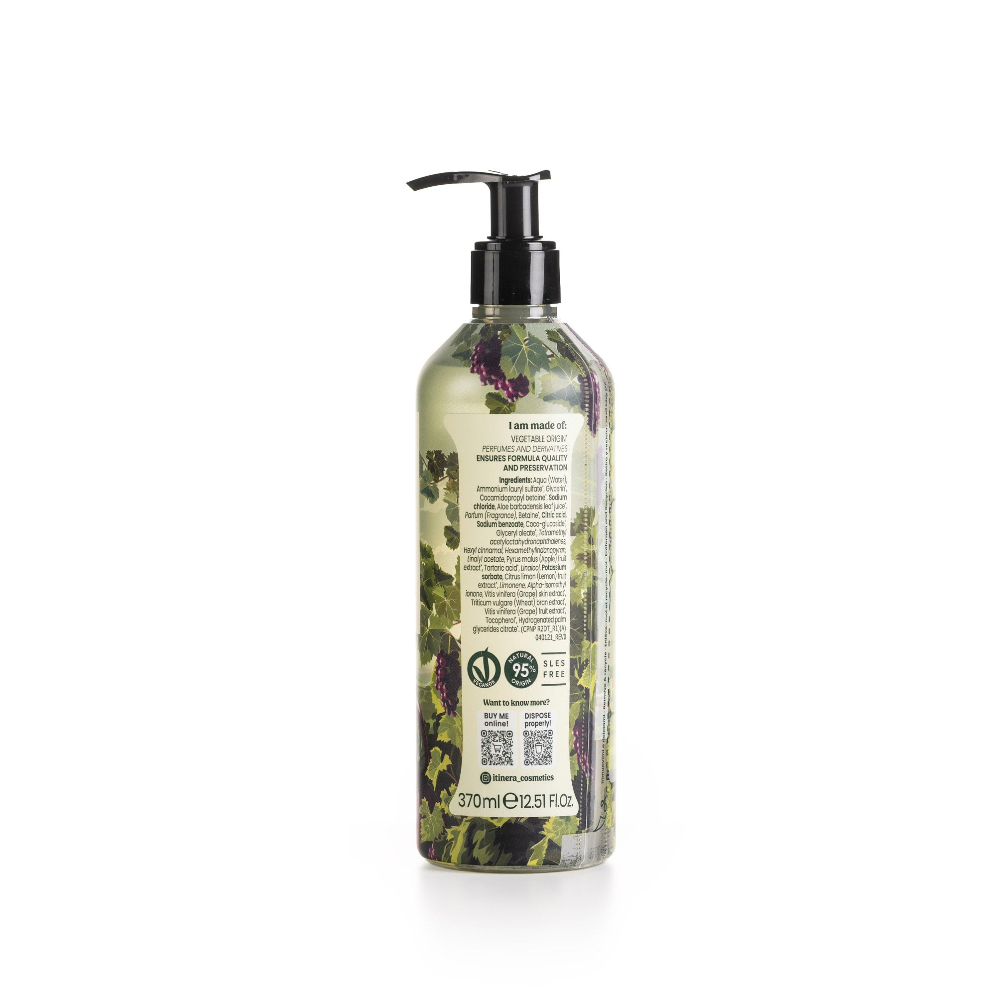 Itinera Smoothing Body Wash Refillable Bottle (12.51 Fluid Ounce) - 18Pack