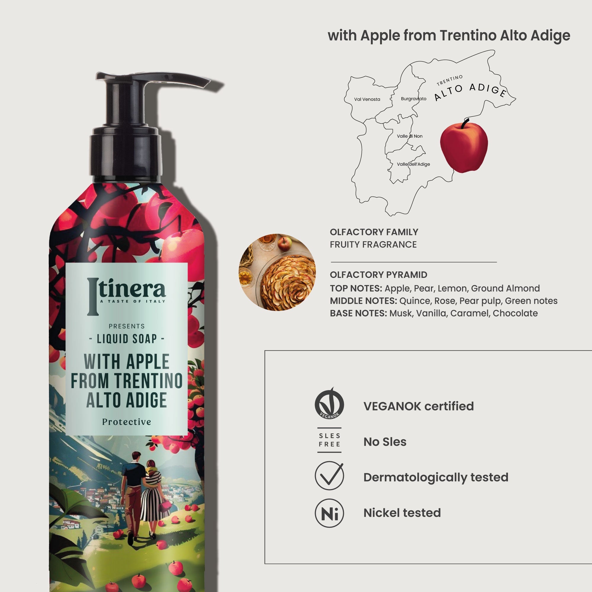 Itinera Liquid Soap Protective Refillable Bottle (12.51 Fluid Ounce) - 18Pack