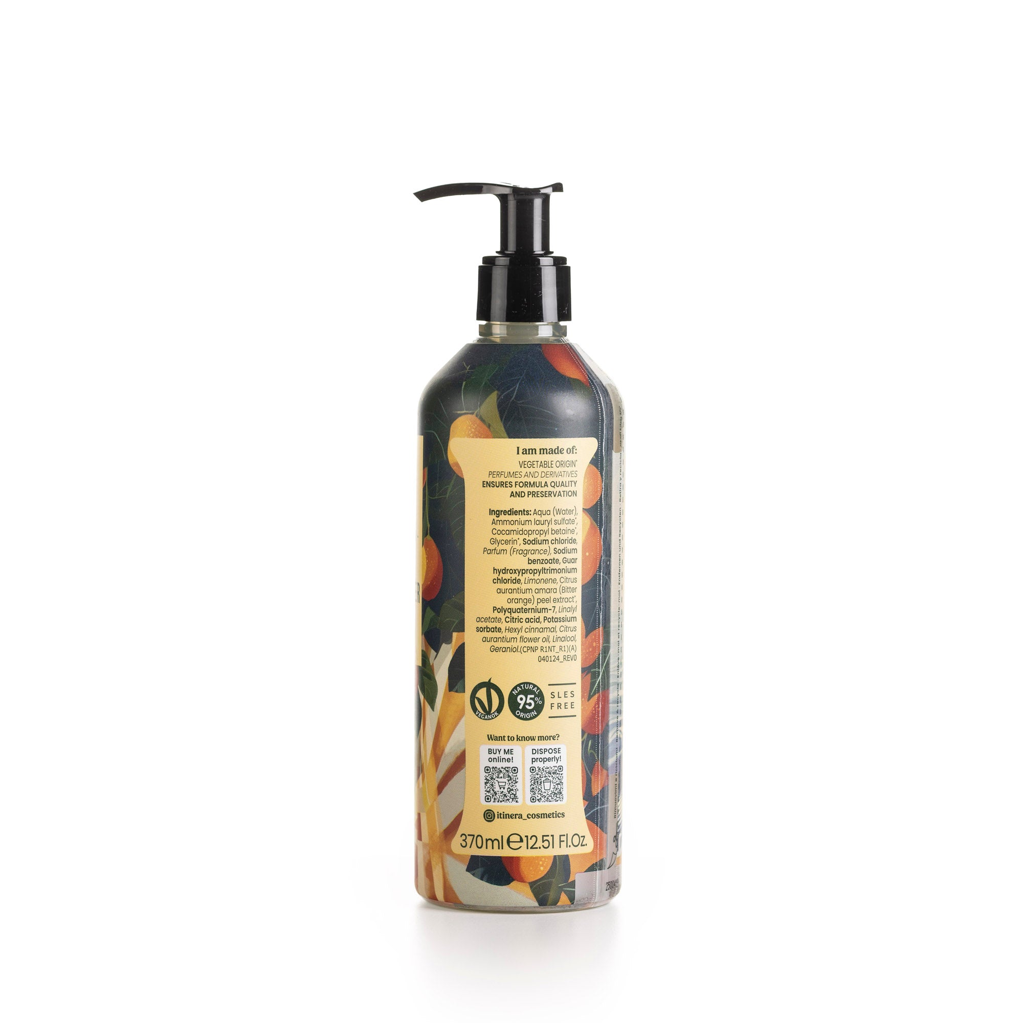 Itinera Daily Recharge Hair & Body Wash Refillable Bottle (12.51 Fluid Ounce) - 18Pack