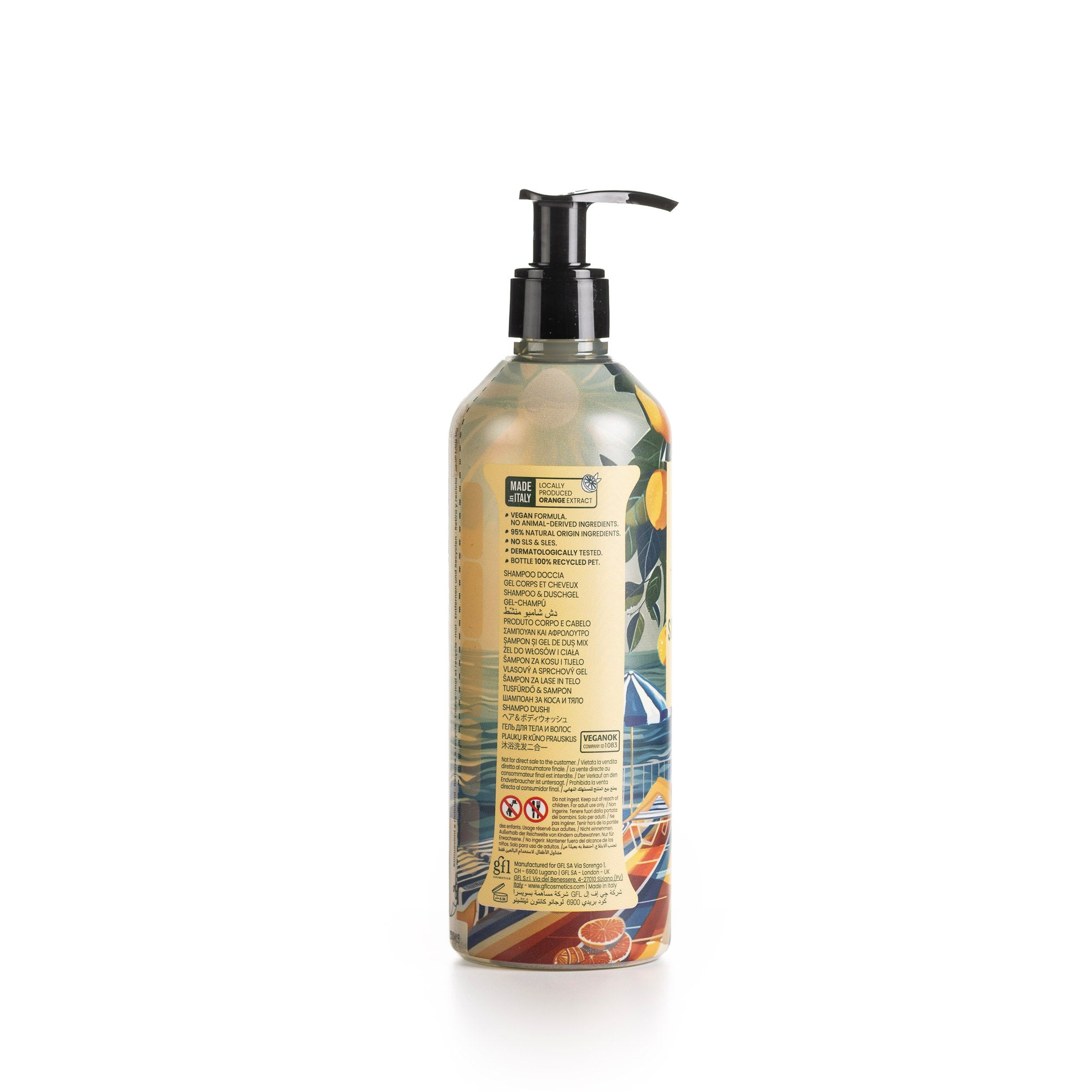 Itinera Daily Recharge Hair & Body Wash Refillable Bottle (12.51 Fluid Ounce) - 18Pack
