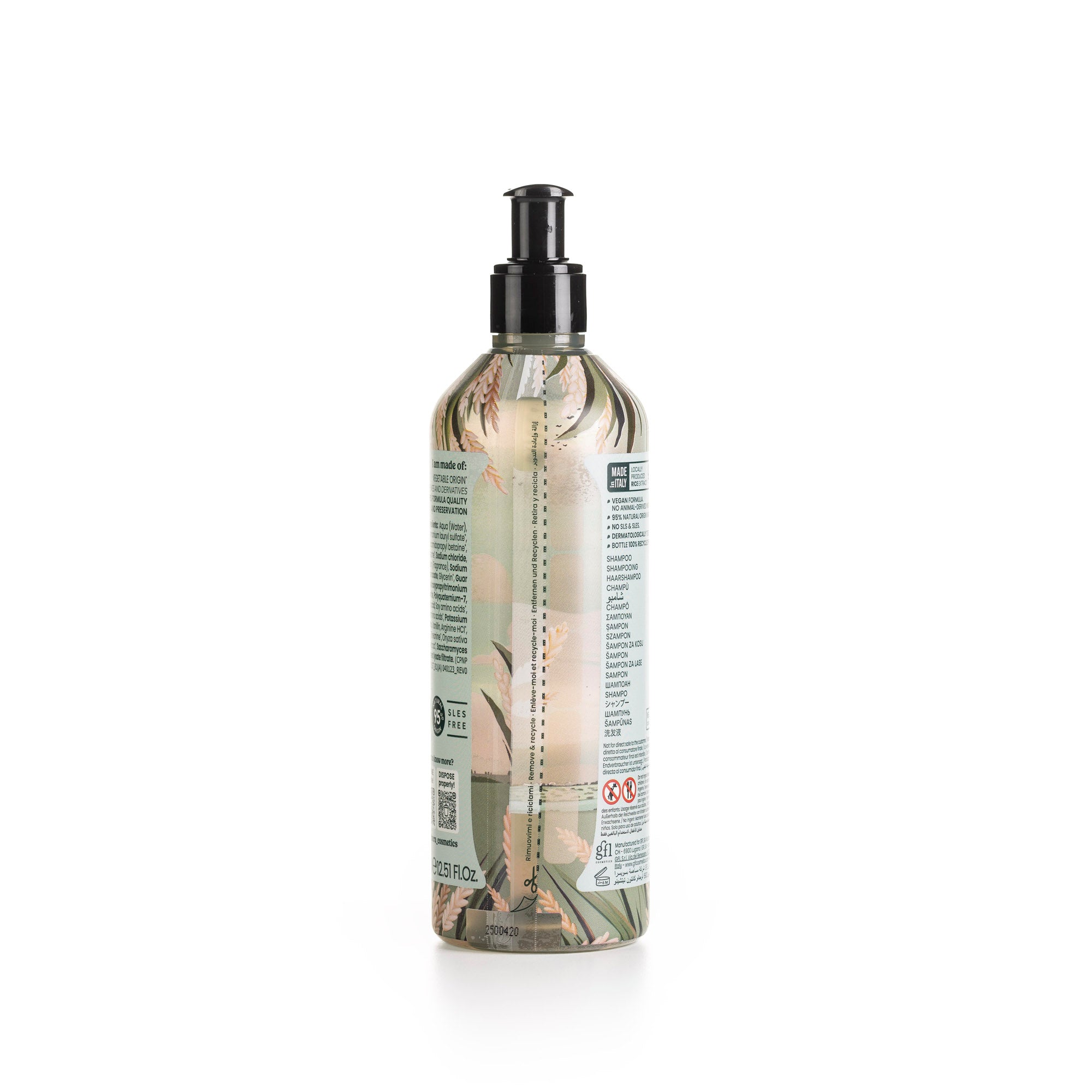 Itinera Silky Touch Shampoo With Locked Pump (12.51 Fluid Ounce) - 18Pack