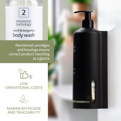 Elemental Herbology Body Wash Cartridge For Ecover (12.52 fl.oz)- 18Pack