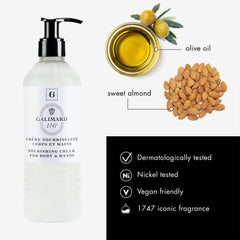 Galimard "1747" Nourishing Cream For Body & Hands Cartridge For Ecover (12.52 fl.oz) - 18Pack