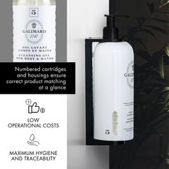 Galimard "1747" Cleansing Gel For Body & Hands Cartridge For Ecover (12.52 fl.oz) - 18Pack