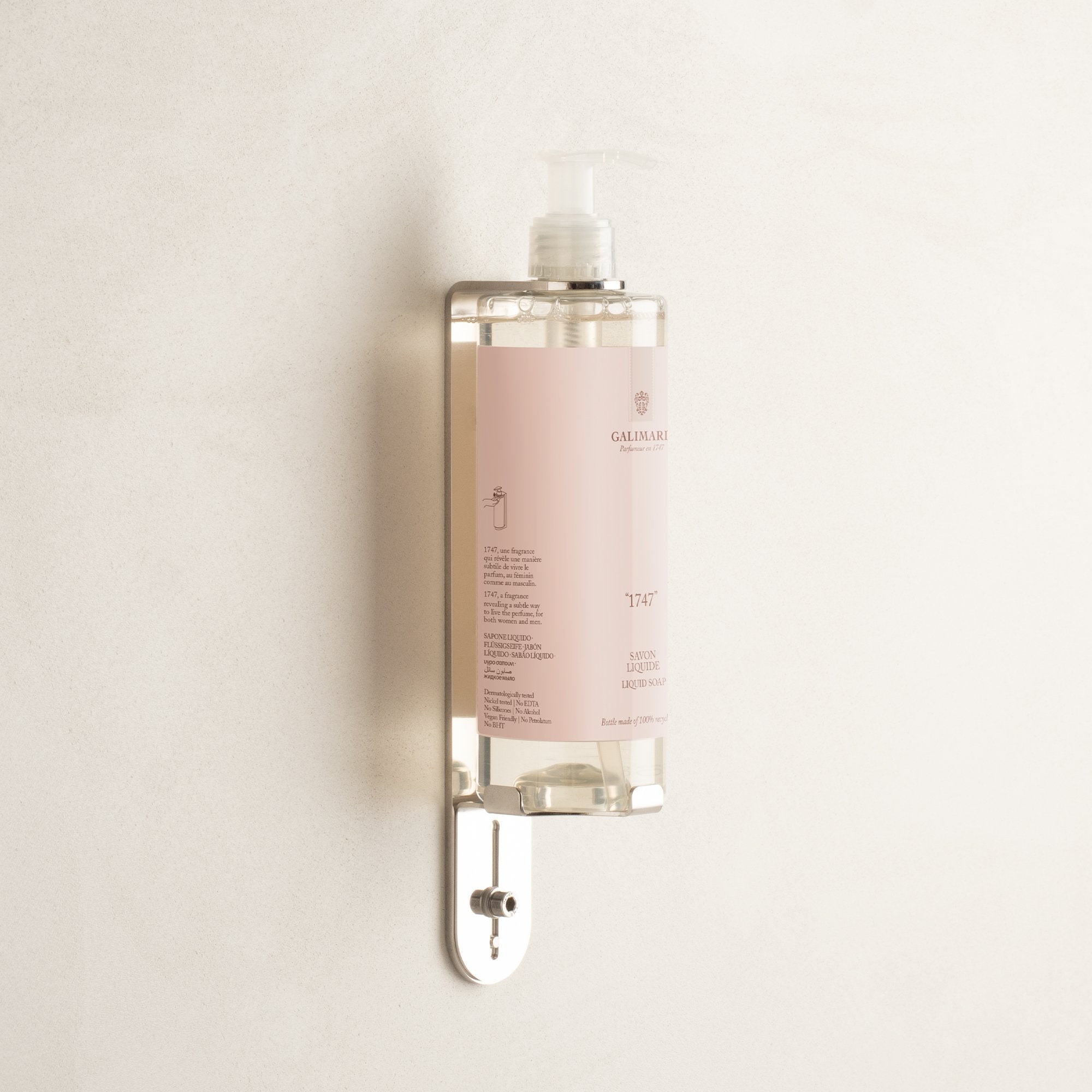 Galimard "1747" Liquid Soap Refillable Bottle (12.84 Fluid Ounce)