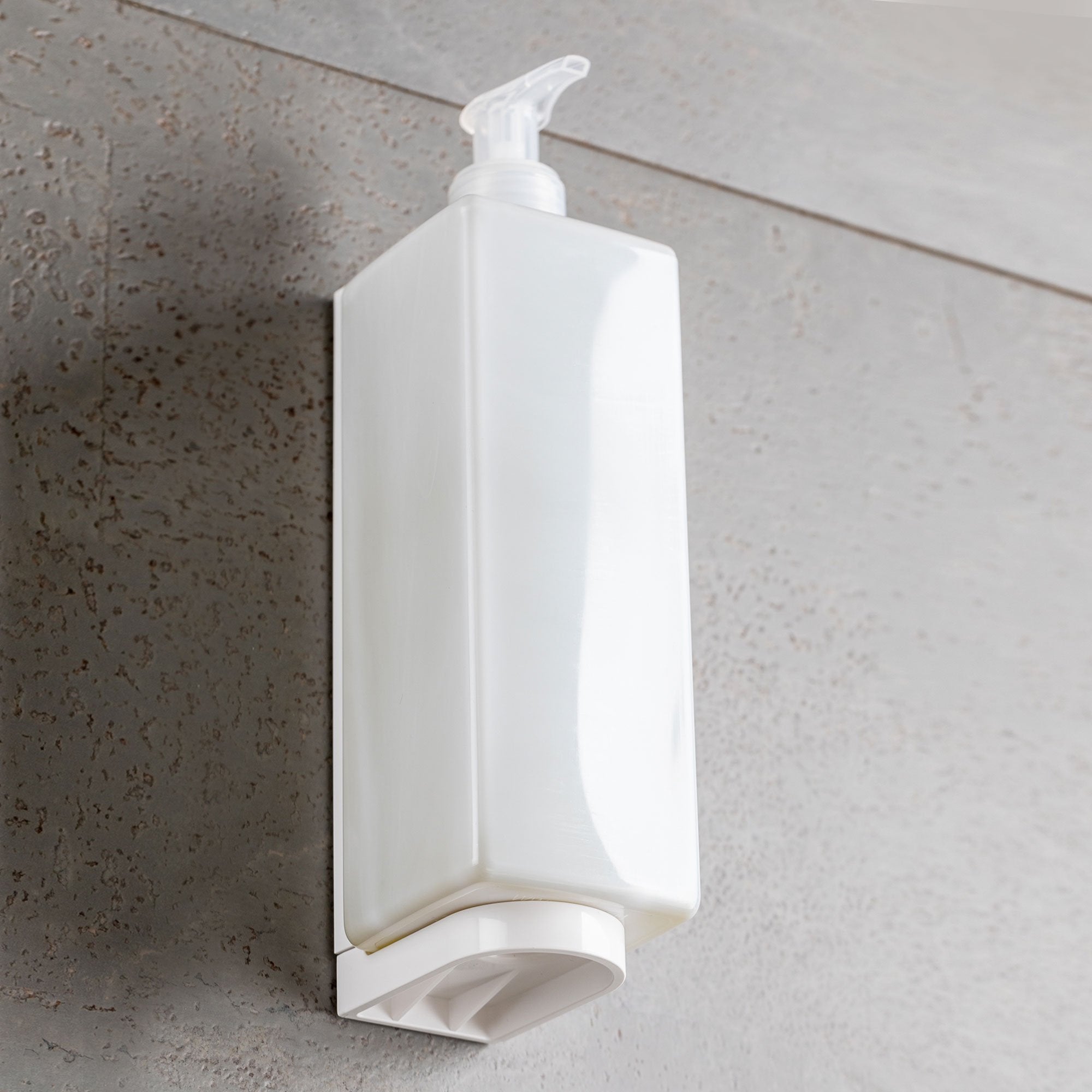 White Abs Wall Bracket With Screws For Pump Dispenser