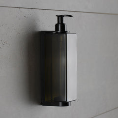 Black Abs Adhesive Wall Bracket For Pump Dispenser