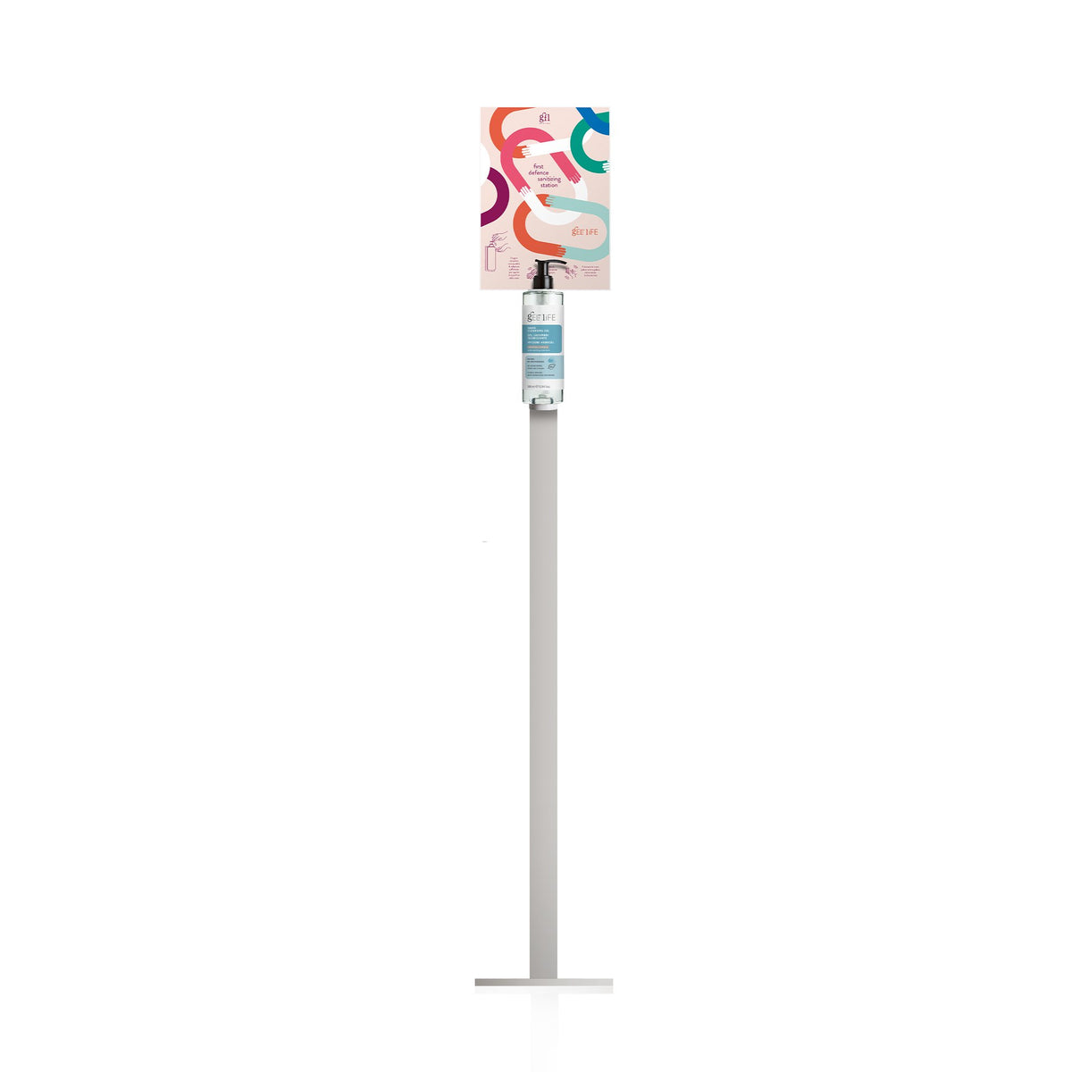 Gel For Life - Freestanding Totem For Pump Dispenser

